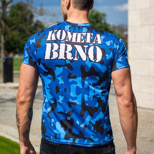 sportovní tričko ze zadní strany s nápisem Kometa Brno
